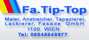 Fa. Tip-Top Wien - Maler, Anstreicher, Tapazierer, Lackierer, Fasade GmbH